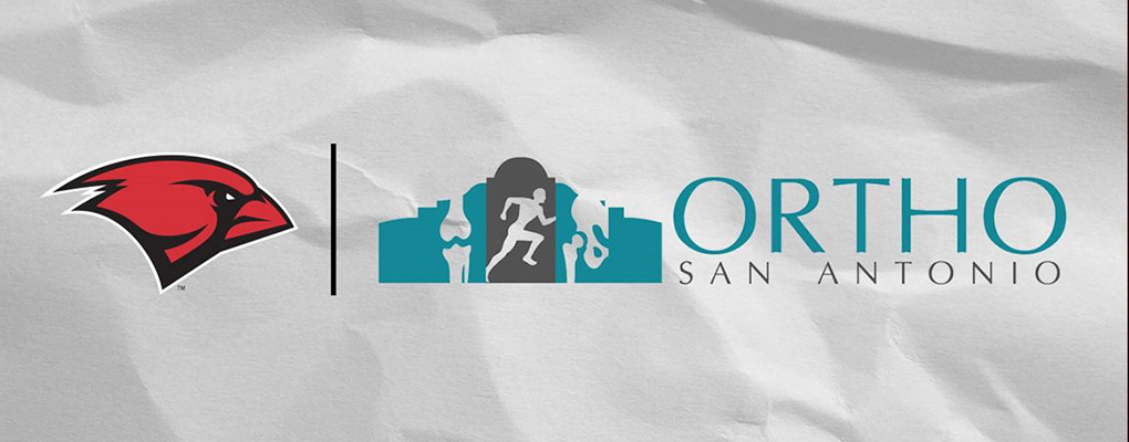 UIW Cardinal Logo next to Ortho San Antonio Logo