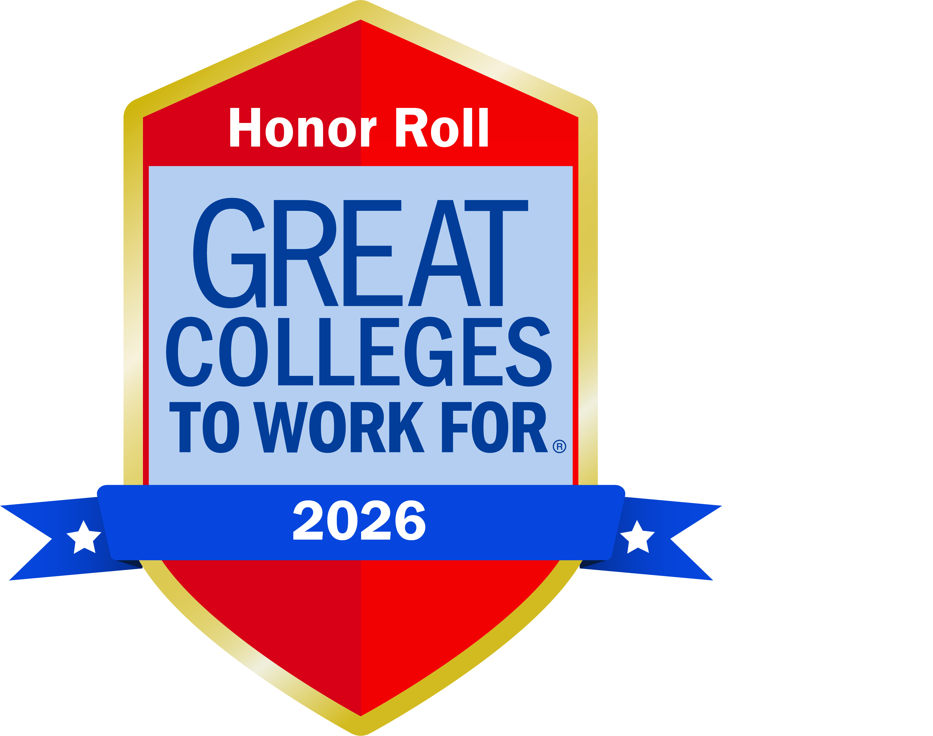 Great Colleges to Work for 2026 Honor Roll Logo