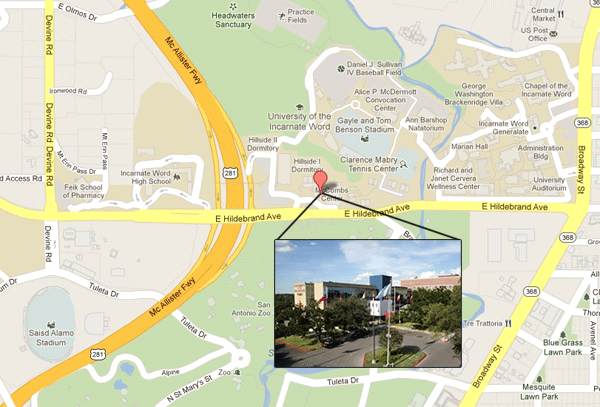 Map to Grossman International Conference Center