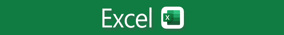 Decorative banner displaying Microsoft Excel Logo