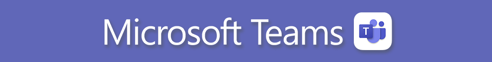 Decorative banner displaying the Microsoft Teams logo