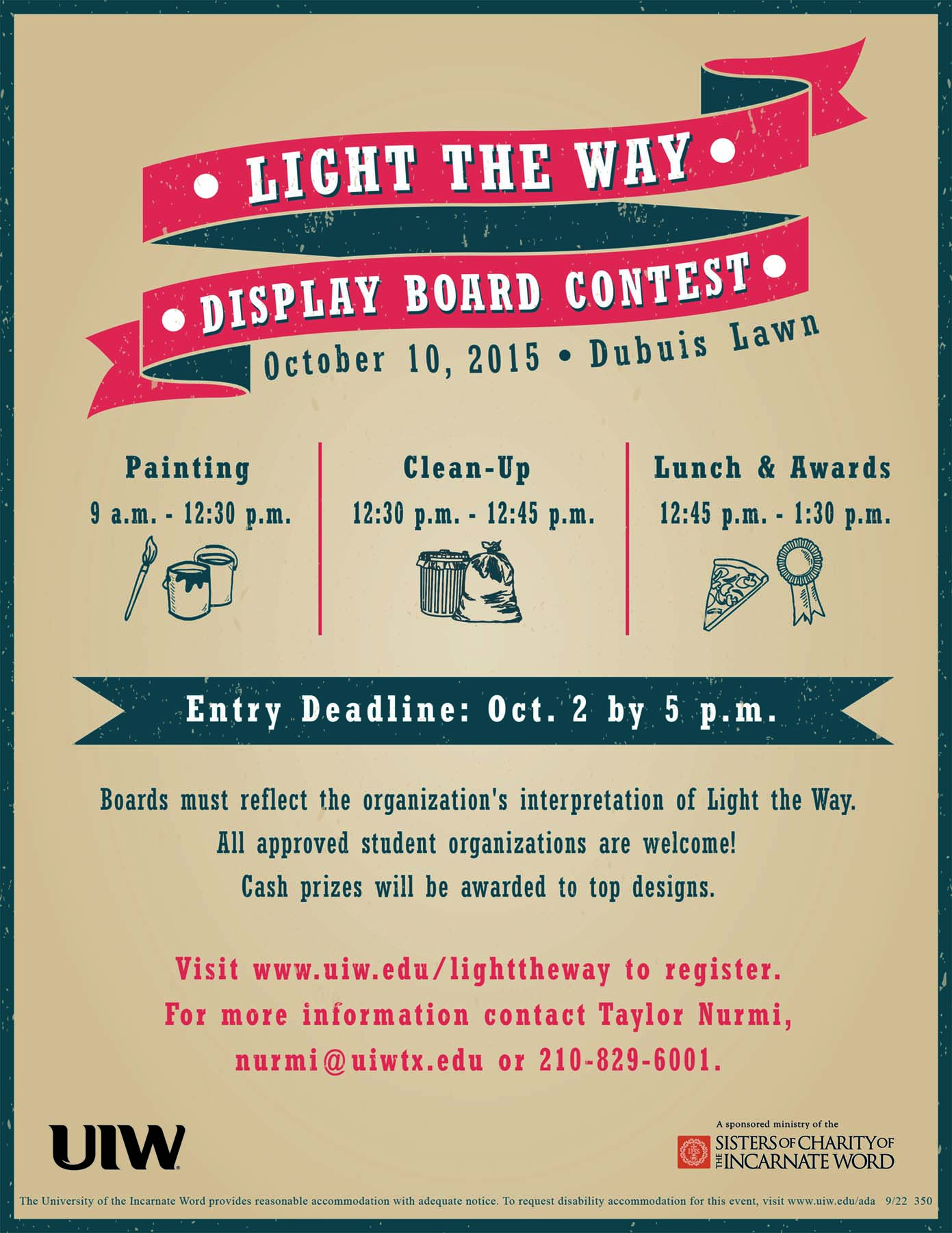 light the way 2015 display board contest