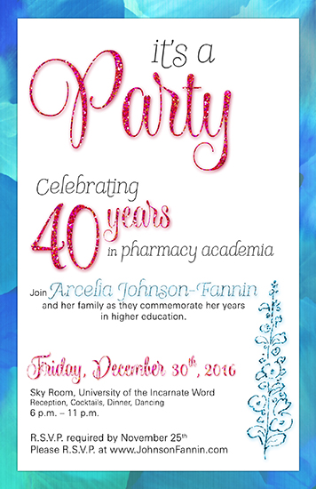 2016 dr. arcelia johnson-fannin retirement party