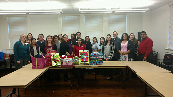 2016 office of enrollment angel tree party