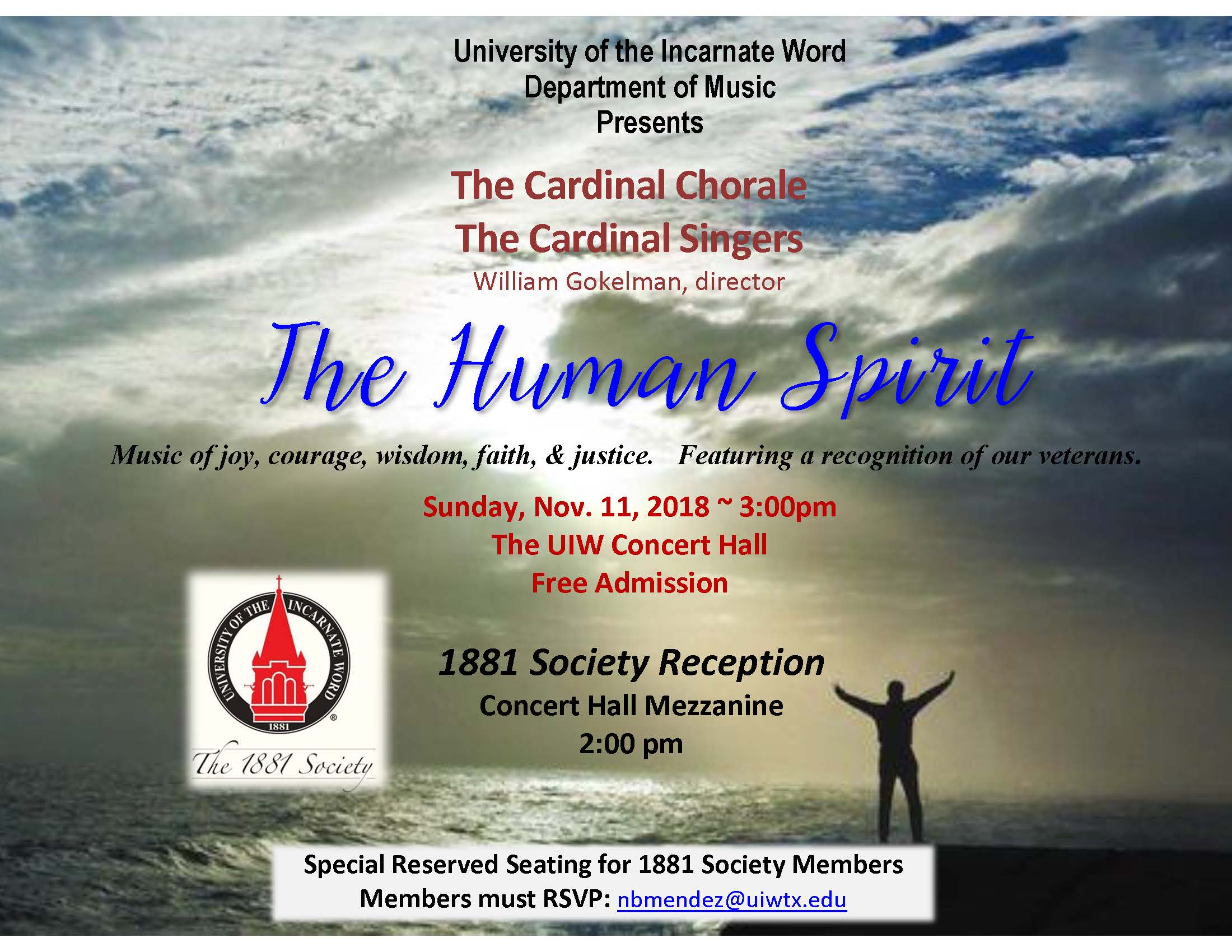 The Human Spirit 1881 Society Event