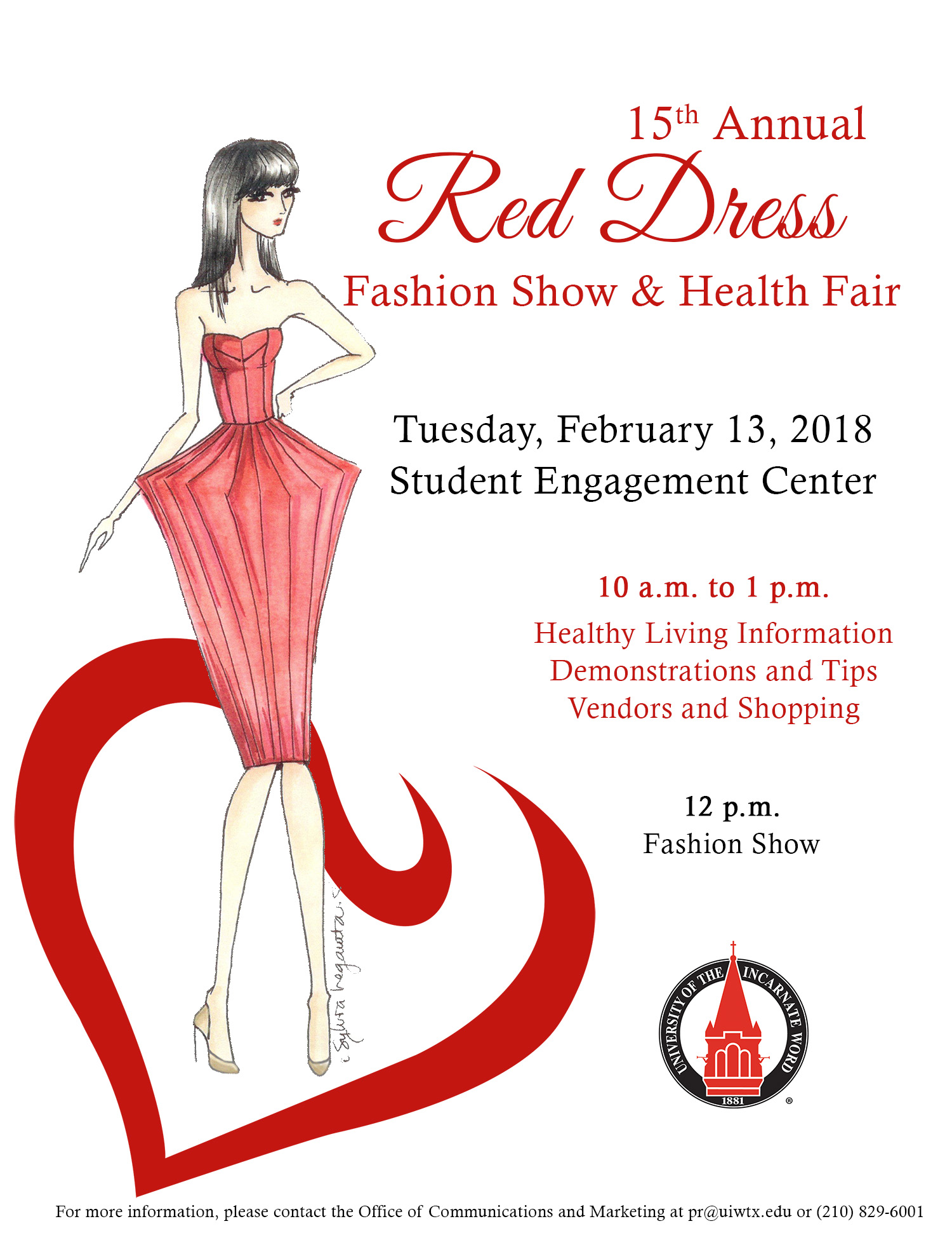 2018 Red Dress Invitation