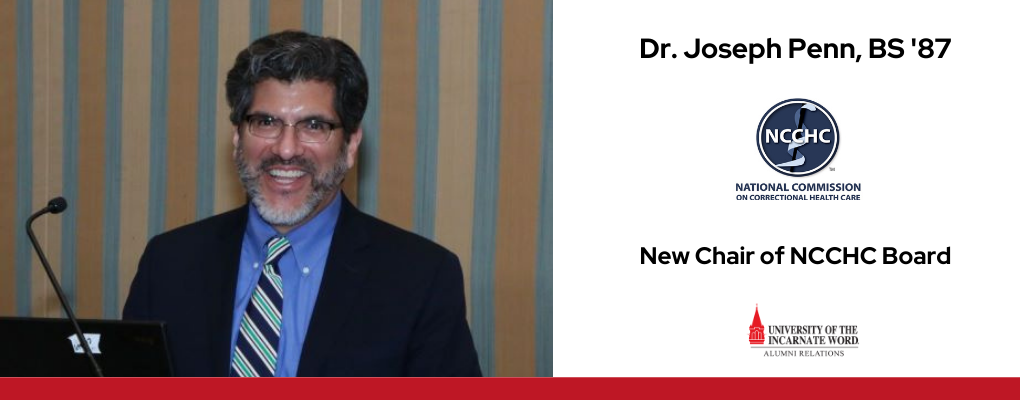 Dr. Joseph Penn, BS '87 recently elected chair of the National Commission on Correctional Health Care