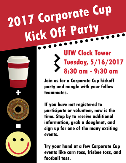 2017 corporate cup kick off party