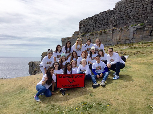 2017 uiw study abroad communication arts trip ireland