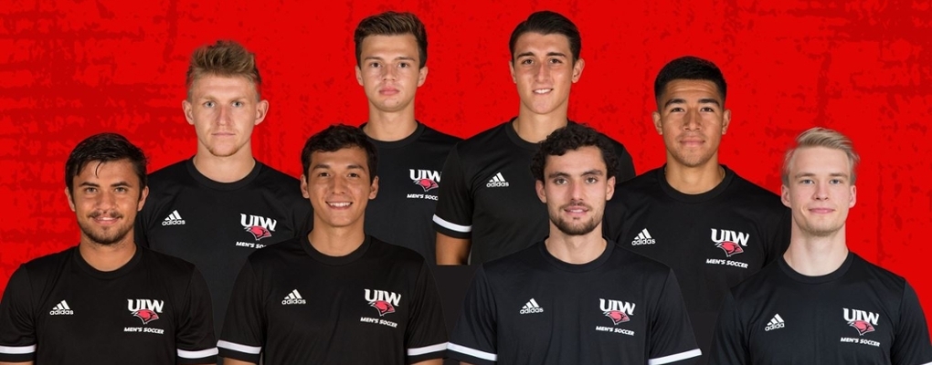A group shot of the UIW men's soccer team