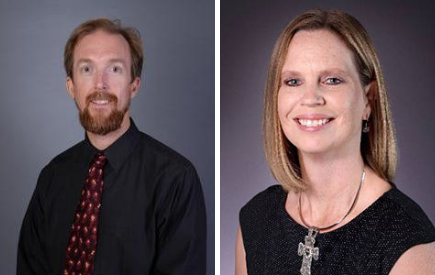 Headshots of Dr. Fisher and Dr. Esparza