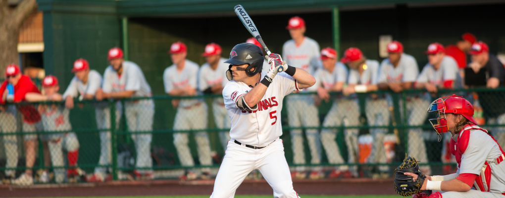 A baseball player on the field