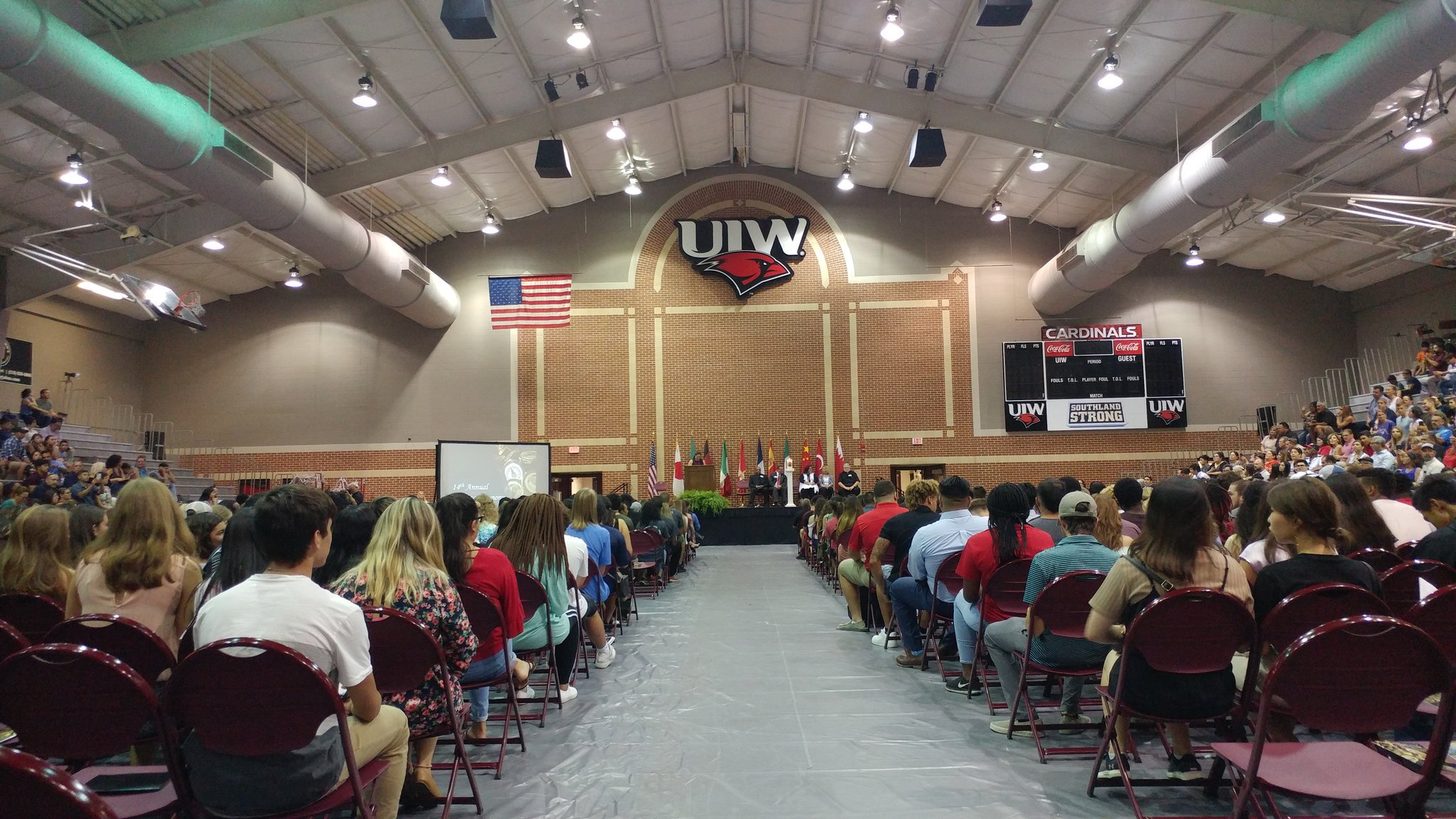 UIW pinning ceremony 2018