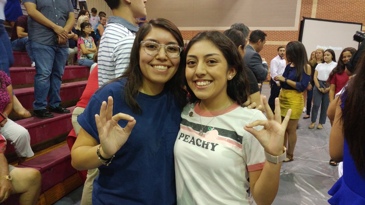 UIW pinning ceremony 2018