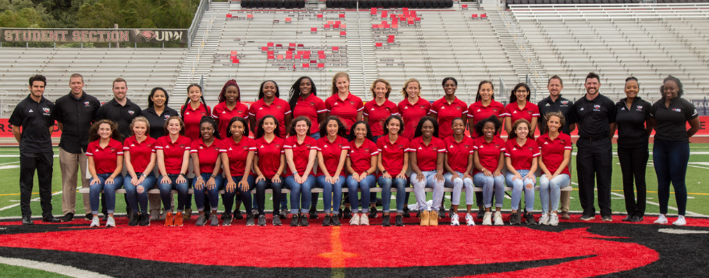 A portrait of the UIW women's track and field team