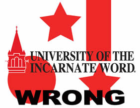 Incorrect UIW logo 3 for the University of the Incarnate Word
