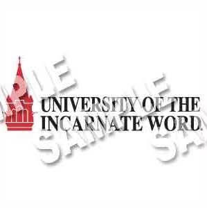 Univeristy of the Incarnate Word horizontal logo no outline