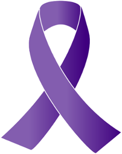 Purple Ribbon for Domestic Violence Awareness Month