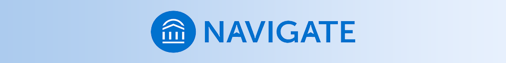 Decorative banner with EAB Navigate web service logo
