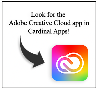 Adobe creative cloud icon in Cardinal Apps