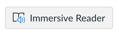 Picture of the Immersive reader button